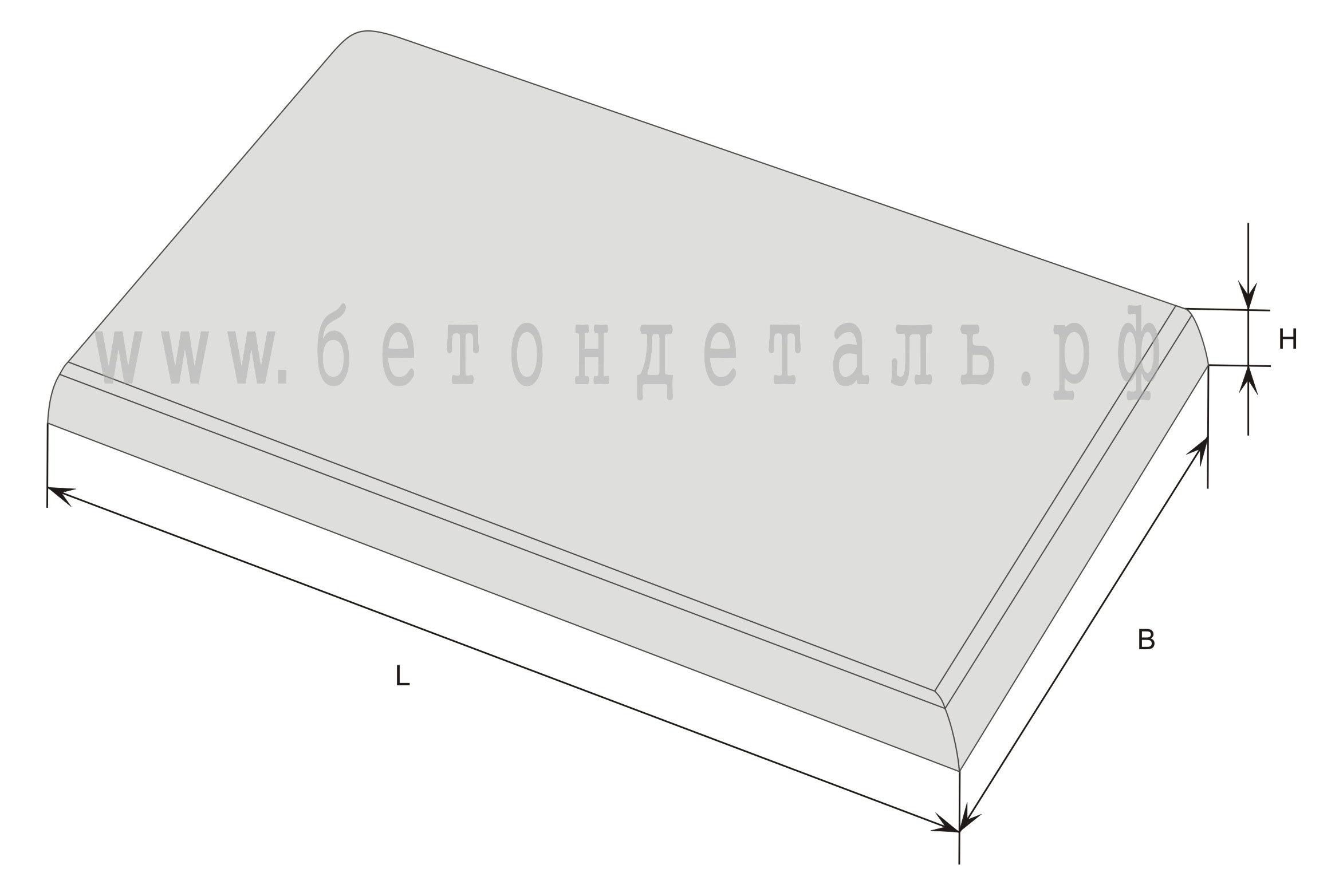 Плиты покрытия трамвайных путей Москва. Размеры цена вес ГОСТ серия ...