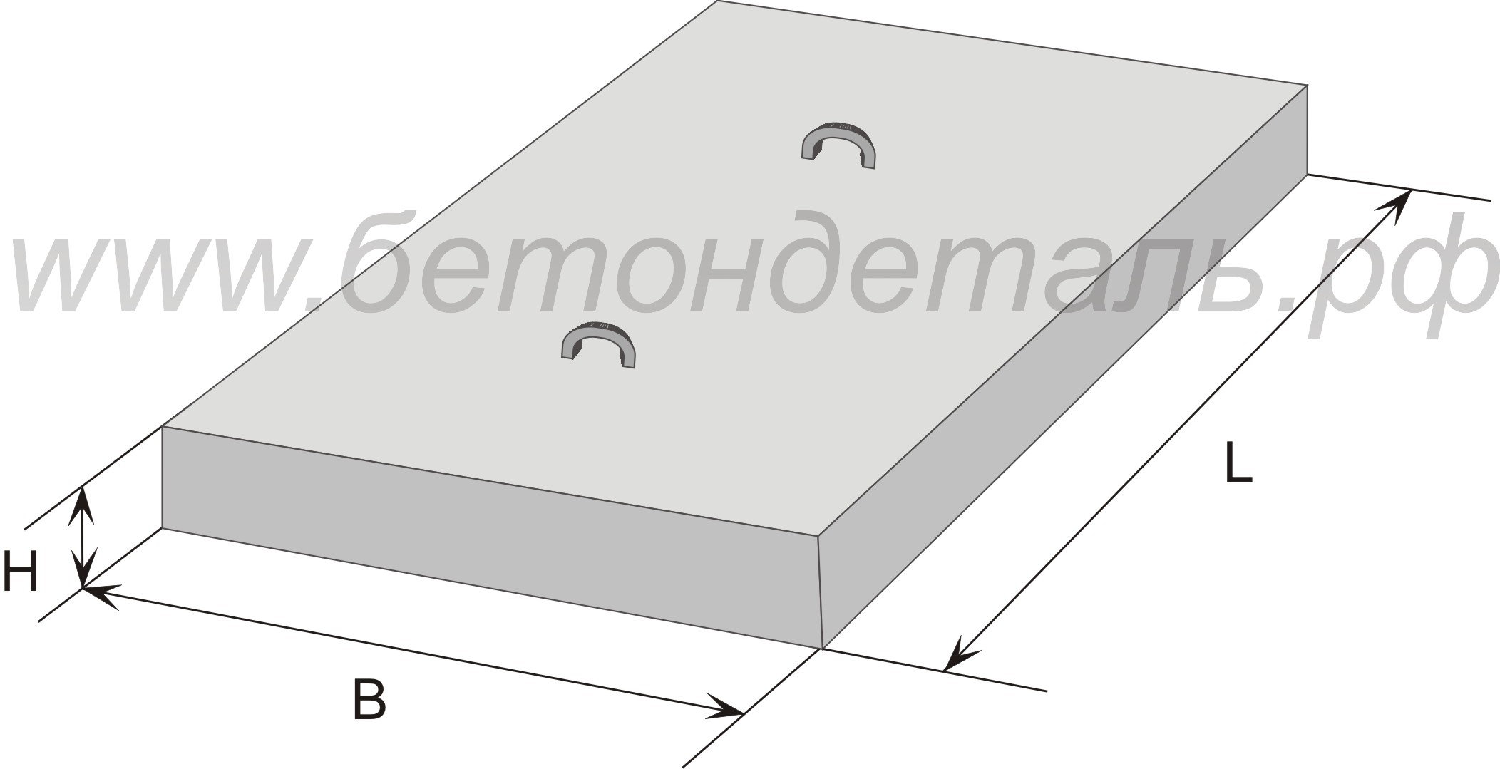 Плиты укрепления откосов ПУ 0,5-0,5 Цена размеры вес ГОСТ серия ...